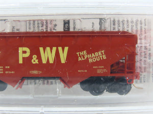 N Scale Micro-Trains MTL 55260 Pittsburgh & West Virginia 33' 2-Bay Hopper RTR