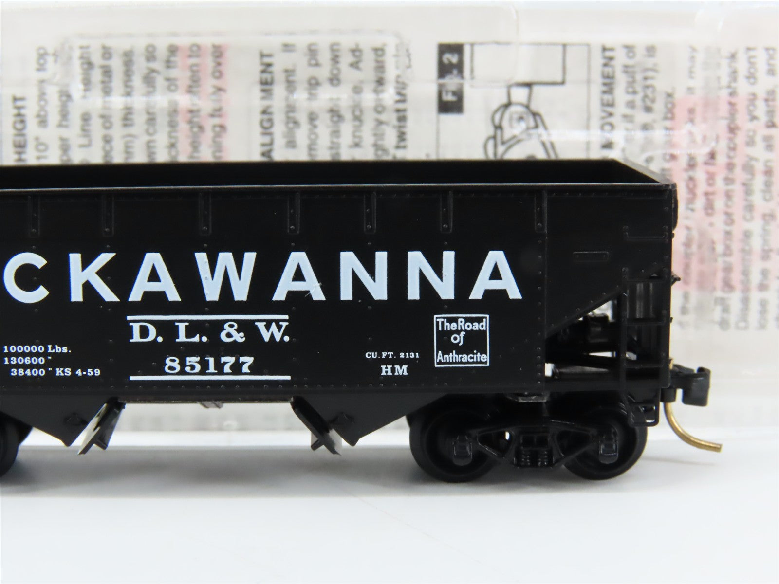 N Scale Micro-Trains MTL 55360 Delaware, Lackawanna & Western 33' Hopper RTR