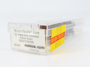 N Scale Micro-Trains MTL 55330 Southern 33' 2-Bay Hopper 285539 RTR
