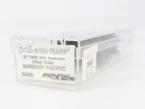 N Scale Micro-Trains MTL 55320 MP Missouri Pacific 33' 2-Bay Hopper 58774 RTR