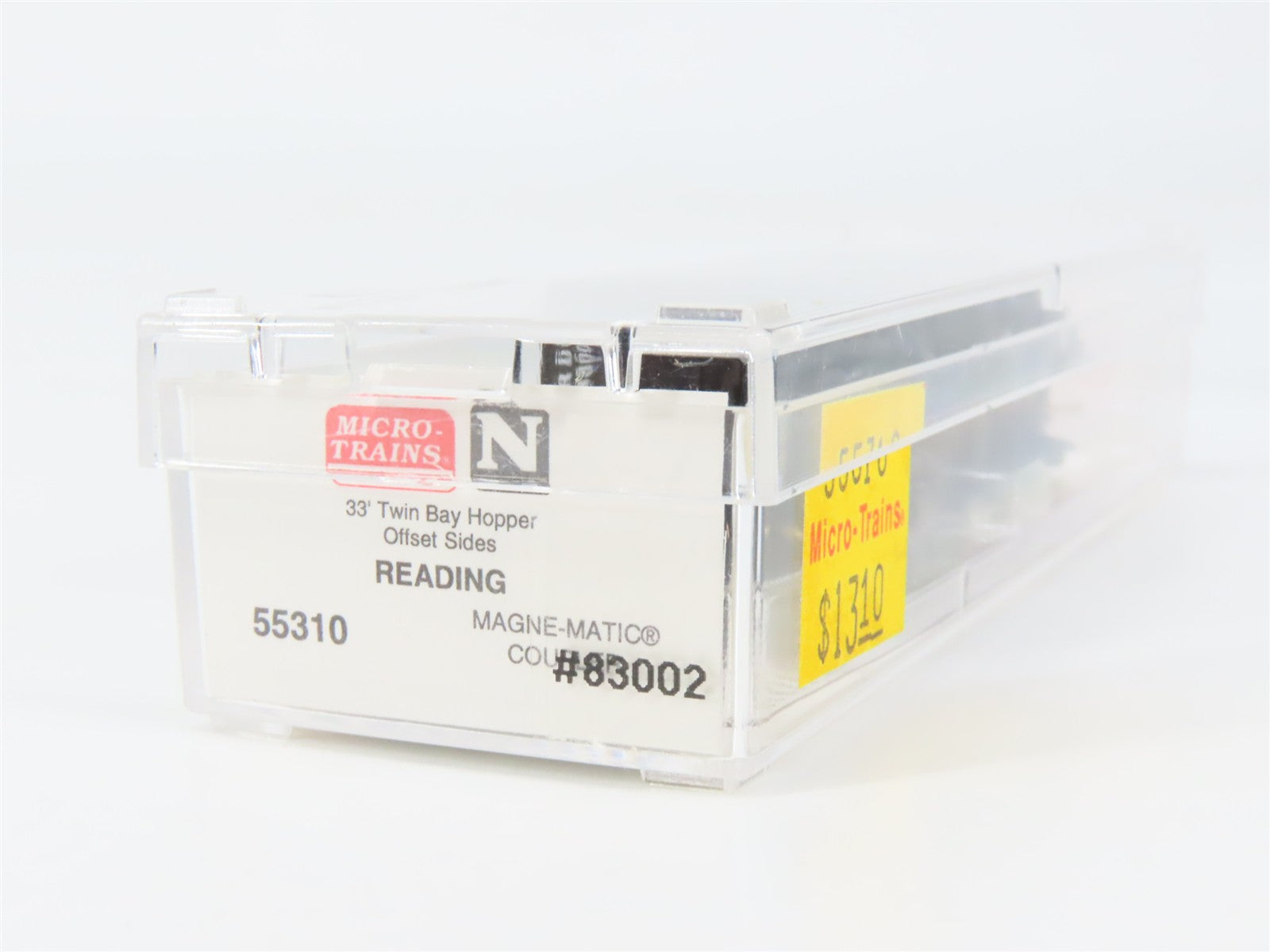 N Scale Micro-Trains MTL 55310 RDG Reading 33' 2-Bay Hopper 83002 RTR