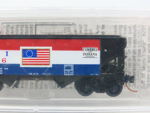 N Scale Micro-Trains MTL 55460 C&I Cambria & Indiana 33' 2-Bay Hopper 1776 RTR