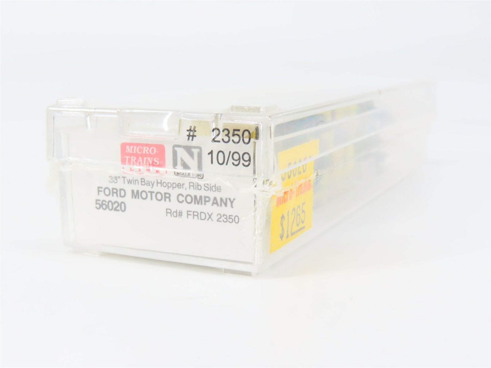 N Scale Micro-Trains MTL 56020 FRDX Ford Motor Company 33' 2-Bay Hopper 2350 RTR