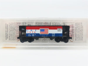 N Scale Micro-Trains MTL 55430 C&I Cambria & Indiana 33' 2-Bay Hopper 1976 RTR