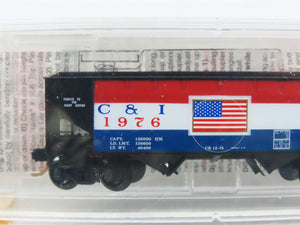 N Scale Micro-Trains MTL 55430 C&I Cambria & Indiana 33' 2-Bay Hopper 1976 RTR