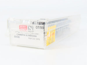 N Scale Micro-Trains MTL 55430 C&I Cambria & Indiana 33' 2-Bay Hopper 1976 RTR