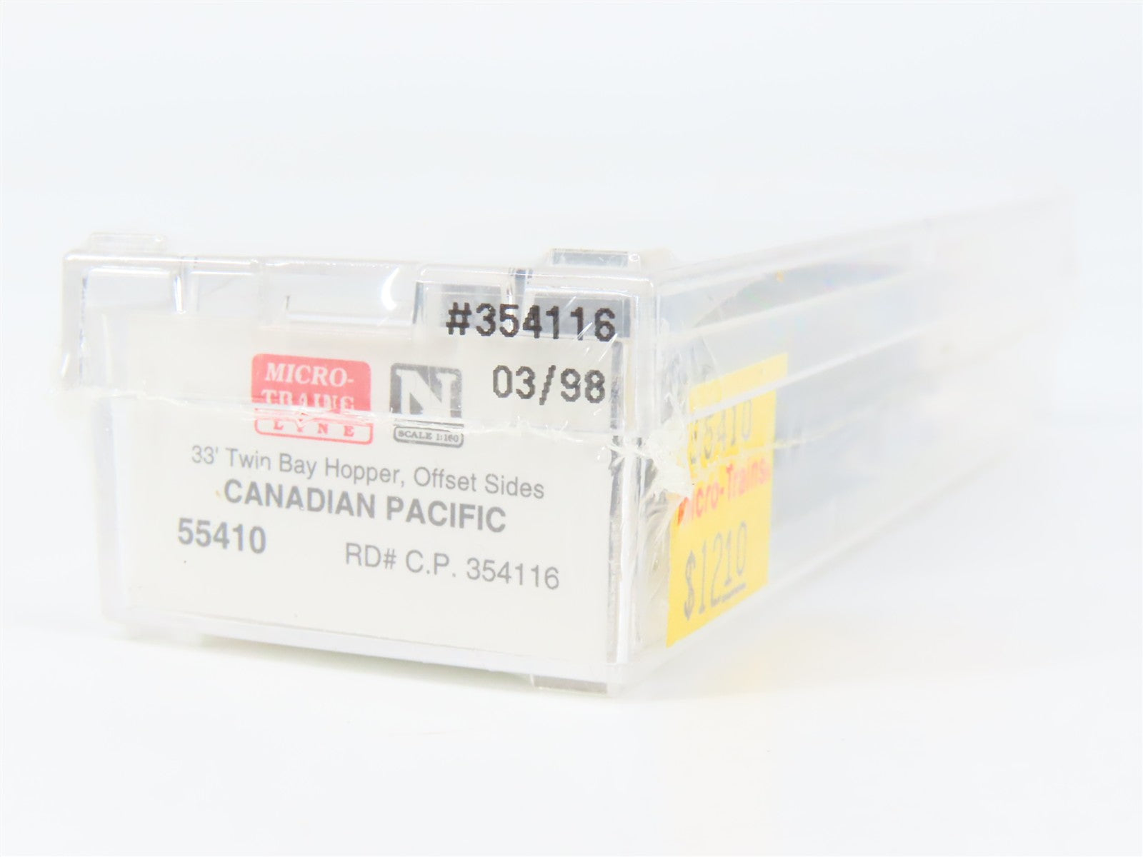 N Scale Micro-Trains MTL 55410 CP Canadian Pacific 33' Twin Bay Hopper RTR