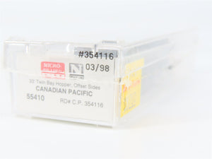 N Scale Micro-Trains MTL 55410 CP Canadian Pacific 33' 2-Bay Hopper 354116 RTR