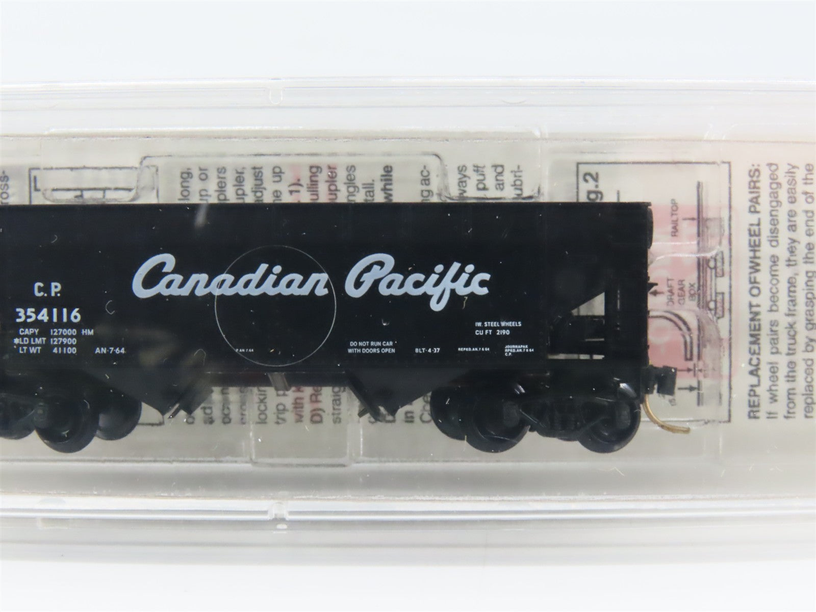 N Scale Micro-Trains MTL 55410 CP Canadian Pacific 33' 2-Bay Hopper 354116 RTR