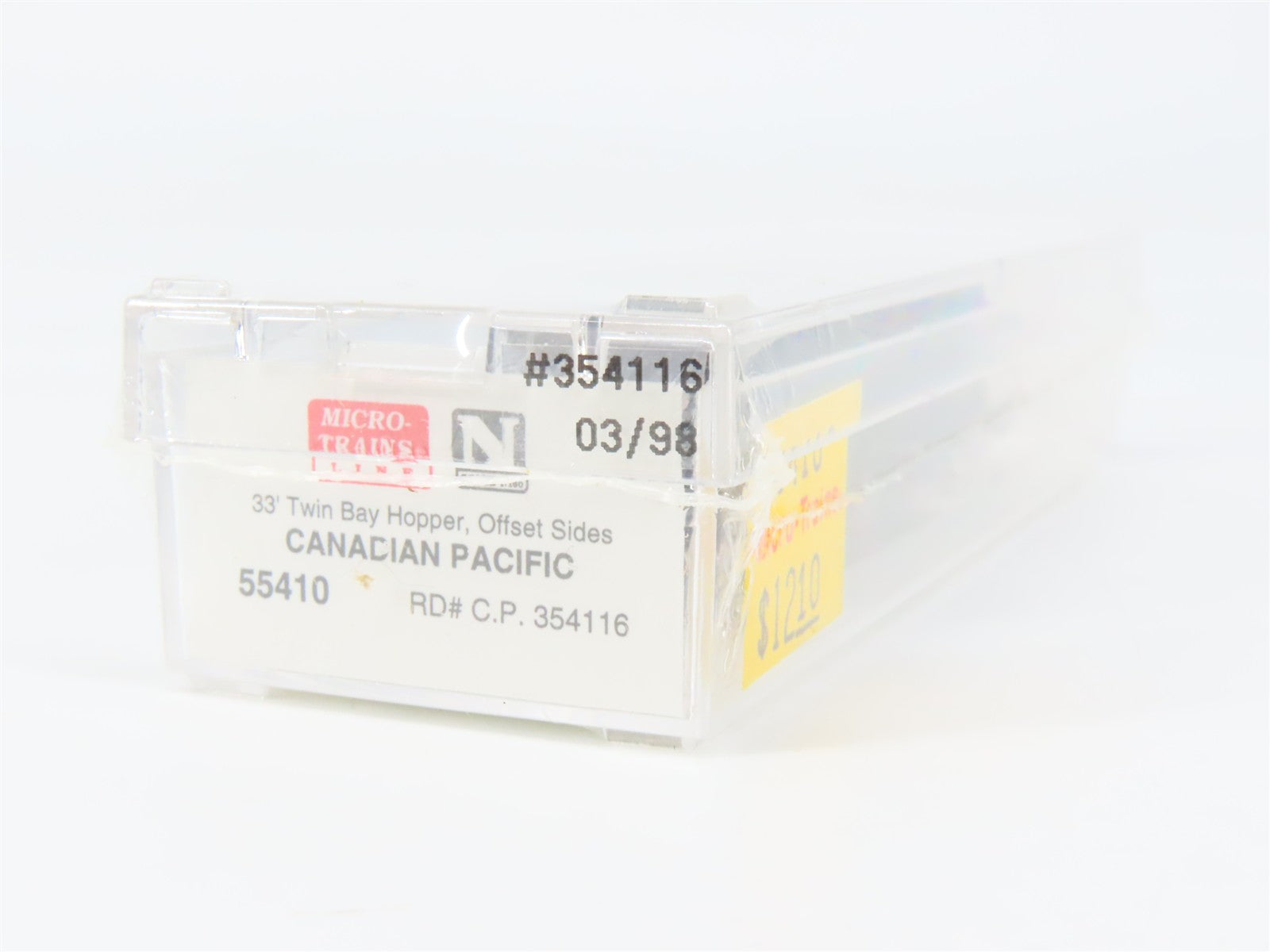 N Scale Micro-Trains MTL 55410 CP Canadian Pacific 33' 2-Bay Hopper 354116 RTR