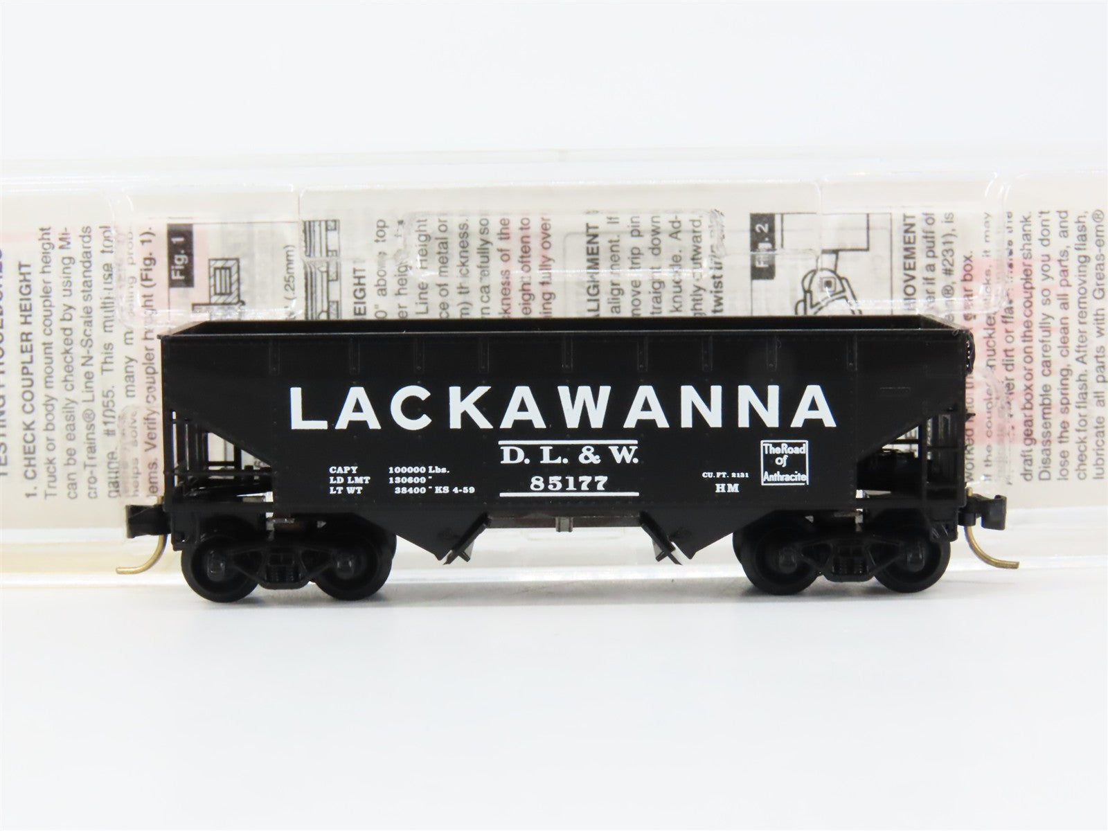 N Scale Micro-Trains MTL 55360 Delaware, Lackawanna & Western 33' Hopper RTR