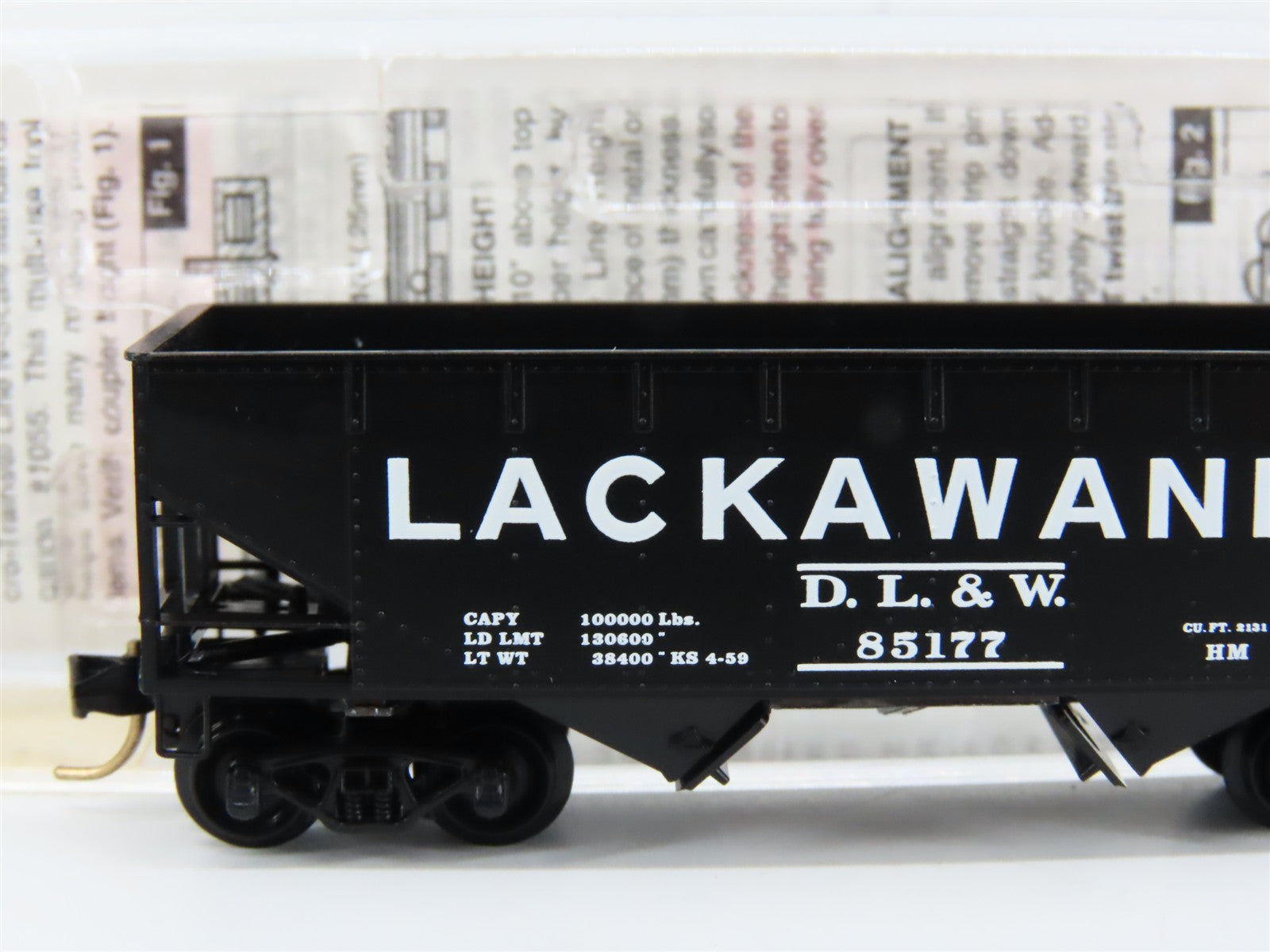 N Scale Micro-Trains MTL 55360 Delaware, Lackawanna & Western 33' Hopper RTR