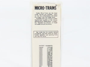 N Scale Micro-Trains MTL 56042 Norfolk & Western 33' 2-Bay Rib Side Hopper RTR