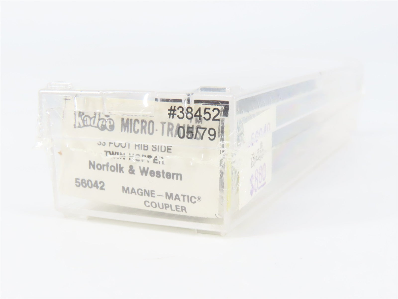 N Scale Micro-Trains MTL 56042 Norfolk & Western 33' 2-Bay Rib Side Hopper RTR