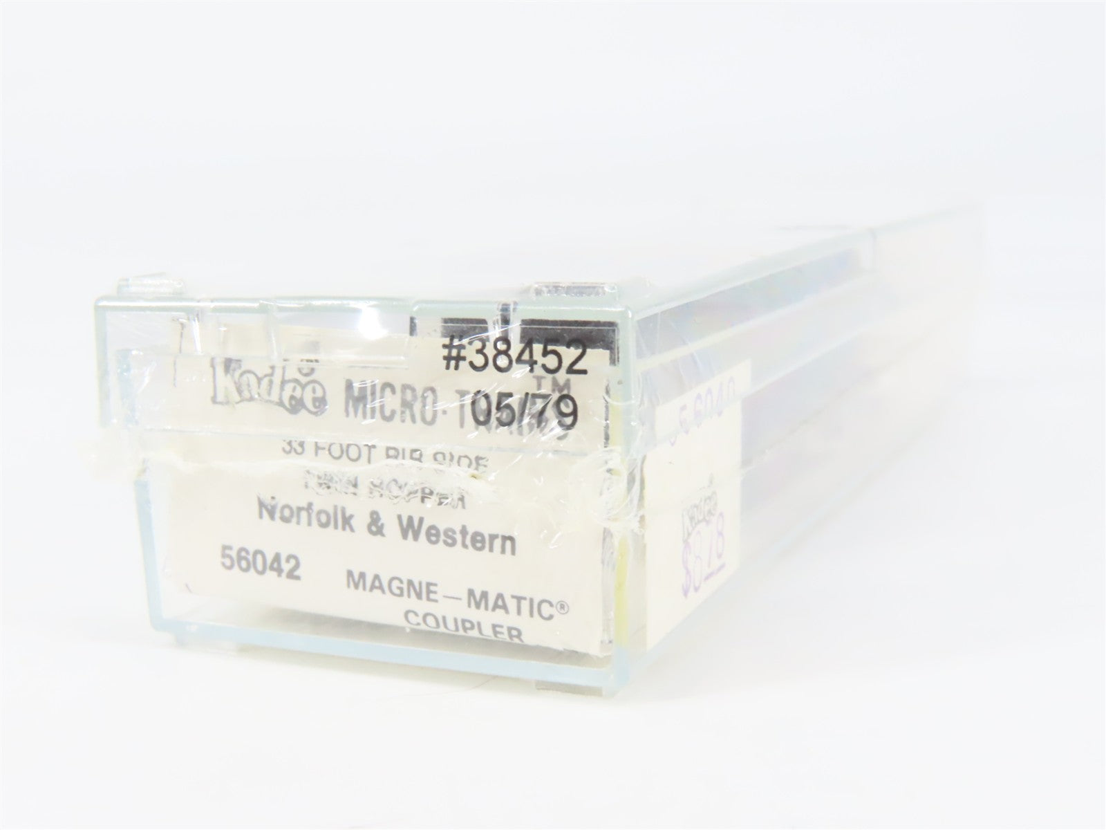 N Scale Micro-Trains MTL 56042 Norfolk & Western 33' Rib Side Twin Hopper RTR