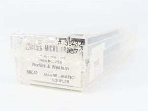 N Scale Micro-Trains MTL 56042 N&W Norfolk & Western 33' Hopper 38432 RTR