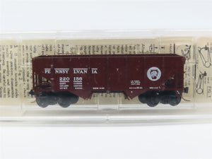 N Scale Micro-Trains MTL 56062 PRR Pennsylvania 33' 2-Bay Ribbed Twin Hopper RTR
