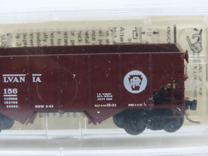 N Scale Micro-Trains MTL 56062 PRR Pennsylvania 33' 2-Bay Ribbed Twin Hopper RTR