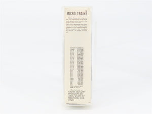 N Scale Micro-Trains MTL 56062 PRR Pennsylvania 33' 2-Bay Ribbed Twin Hopper RTR