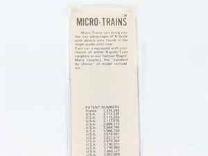 N Scale Micro-Trains MTL 56062 PRR Pennsylvania 33' 2-Bay Ribbed Twin Hopper RTR