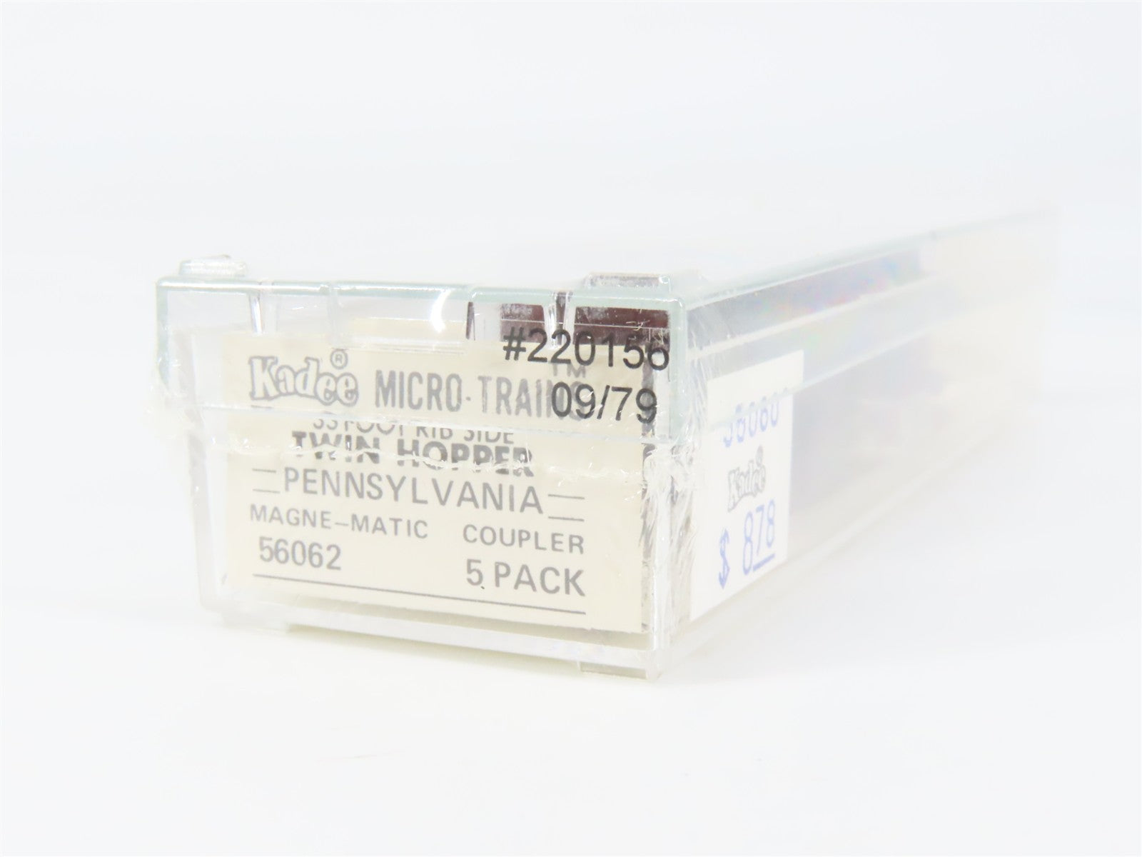 N Scale Micro-Trains MTL 56062 PRR Pennsylvania 33' 2-Bay Ribbed Twin Hopper RTR