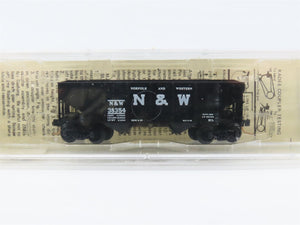 N Scale Micro-Trains MTL 56042 N&W Norfolk & Western 33' 2-Bay Hopper 38354 RTR