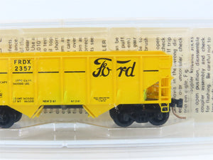 N Scale Micro-Trains MTL 56020 FRDX Ford 33' 2-Bay Hopper 2357 RTR