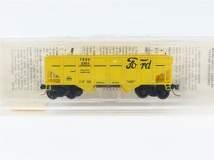 N Scale Micro-Trains MTL 56020 FRDX Ford 33' 2-Bay Hopper 2353 RTR