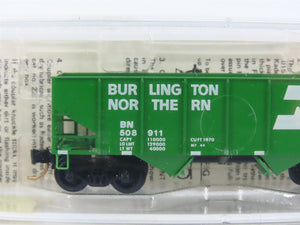 N Scale Micro-Trains MTL 56010 BN Burlington Northern 33' 2-Bay Hopper RTR