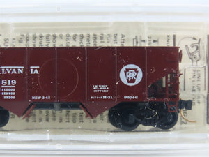 N Scale Micro-Trains MTL 56062 PRR Pennsylvania 33' 2-Bay Hopper 220819 RTR
