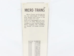 N Scale Micro-Trains MTL 56062 PRR Pennsylvania 33' 2-Bay Hopper 220819 RTR