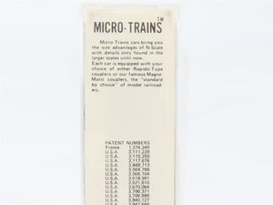 N Scale Micro-Trains MTL 56062 Pennsylvania 33' 2-Bay Rib Side Twin Hopper RTR