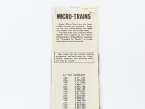 N Scale Micro-Trains MTL 50110 Denver & Rio Grande Western 34' Caboose 01149 RTR