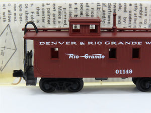 N Scale Micro-Trains MTL 50110 Denver & Rio Grande Western 34' Caboose 01149 RTR