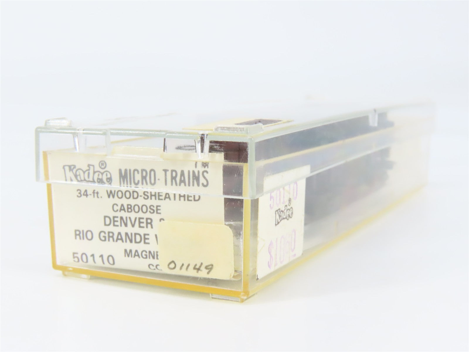 N Scale Micro-Trains MTL 50110 Denver & Rio Grande Western 34' Caboose 01149 RTR