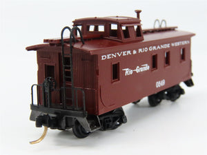 N Scale Micro-Trains MTL 50110 Denver & Rio Grande Western 34' Caboose 0549 RTR
