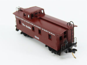 N Scale Micro-Trains MTL 50110 Denver & Rio Grande Western 34' Caboose 0549 RTR