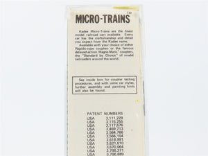 N Scale Micro-Trains MTL 50110 Denver & Rio Grande Western 34' Caboose 0549 RTR