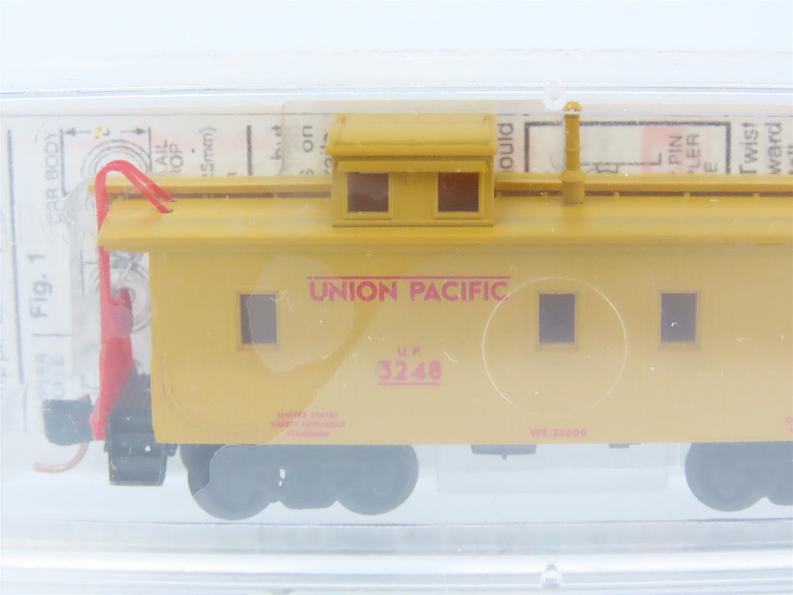 N Scale Micro-Trains MTL 50100 UP Union Pacific 34' Wood Sheathed Caboose RTR