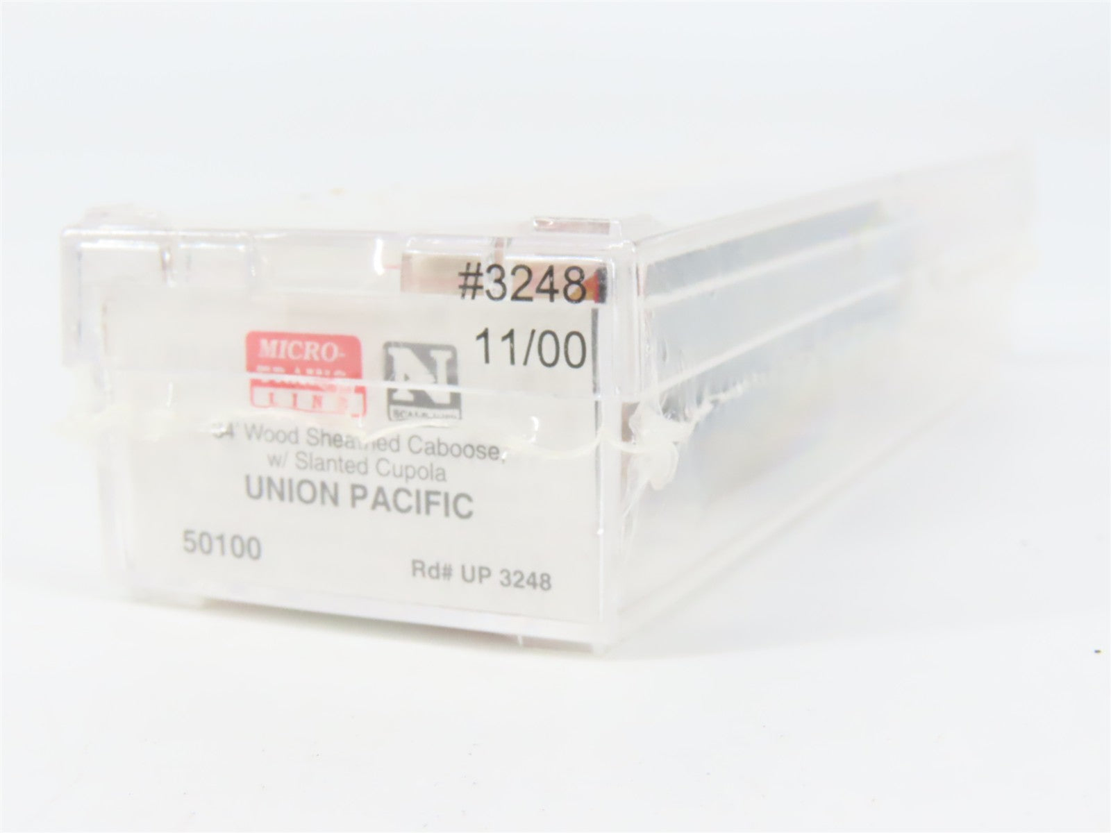 N Scale Micro-Trains MTL 50100 UP Union Pacific 34' Wood Sheathed Caboose RTR