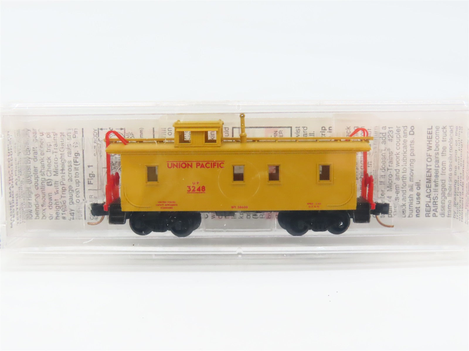 N Scale Micro-Trains MTL 50100 UP Union Pacific 34' Wood Sheathed Caboose RTR