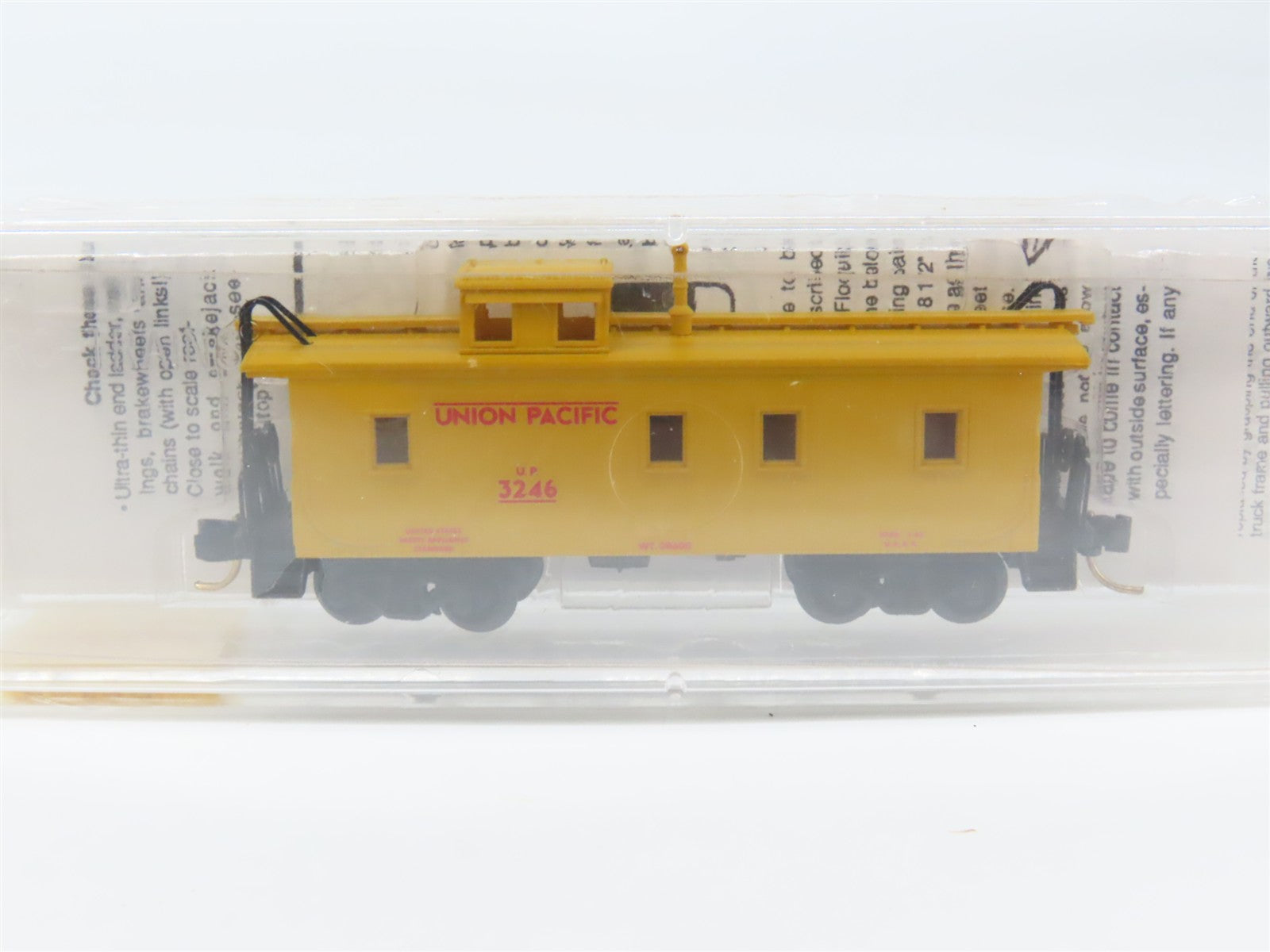 N Scale Micro-Trains MTL 50100 UP Union Pacific 34' Wood Sheathed Caboose RTR