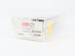 N Scale Micro-Trains MTL 56060 PRR Pennsylvania 33' 2-Bay Hopper 220455 RTR