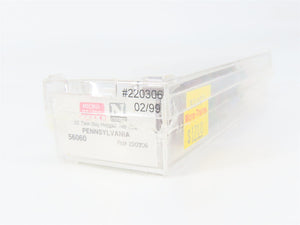 N Scale Micro-Trains MTL 56060 Pennsylvania 33' 2-Bay Hopper 220306 RTR