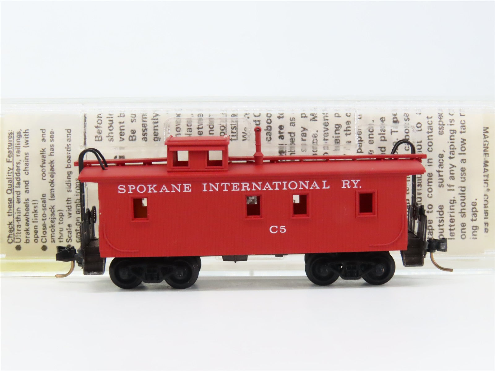 N Scale Micro-Trains MTL 50130 Spokane International 34' Caboose C5 RTR