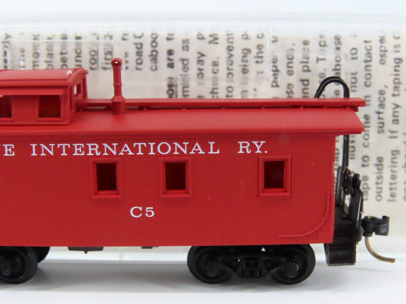 N Scale Micro-Trains MTL 50130 Spokane International 34' Caboose C5 RTR