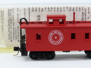 N Scale Micro-Trains MTL 50120 Petaluma & Santa Rosa 34' Caboose 3 RTR