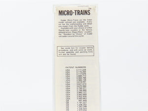 N Scale Micro-Trains MTL 50120 Petaluma & Santa Rosa 34' Caboose 3 RTR