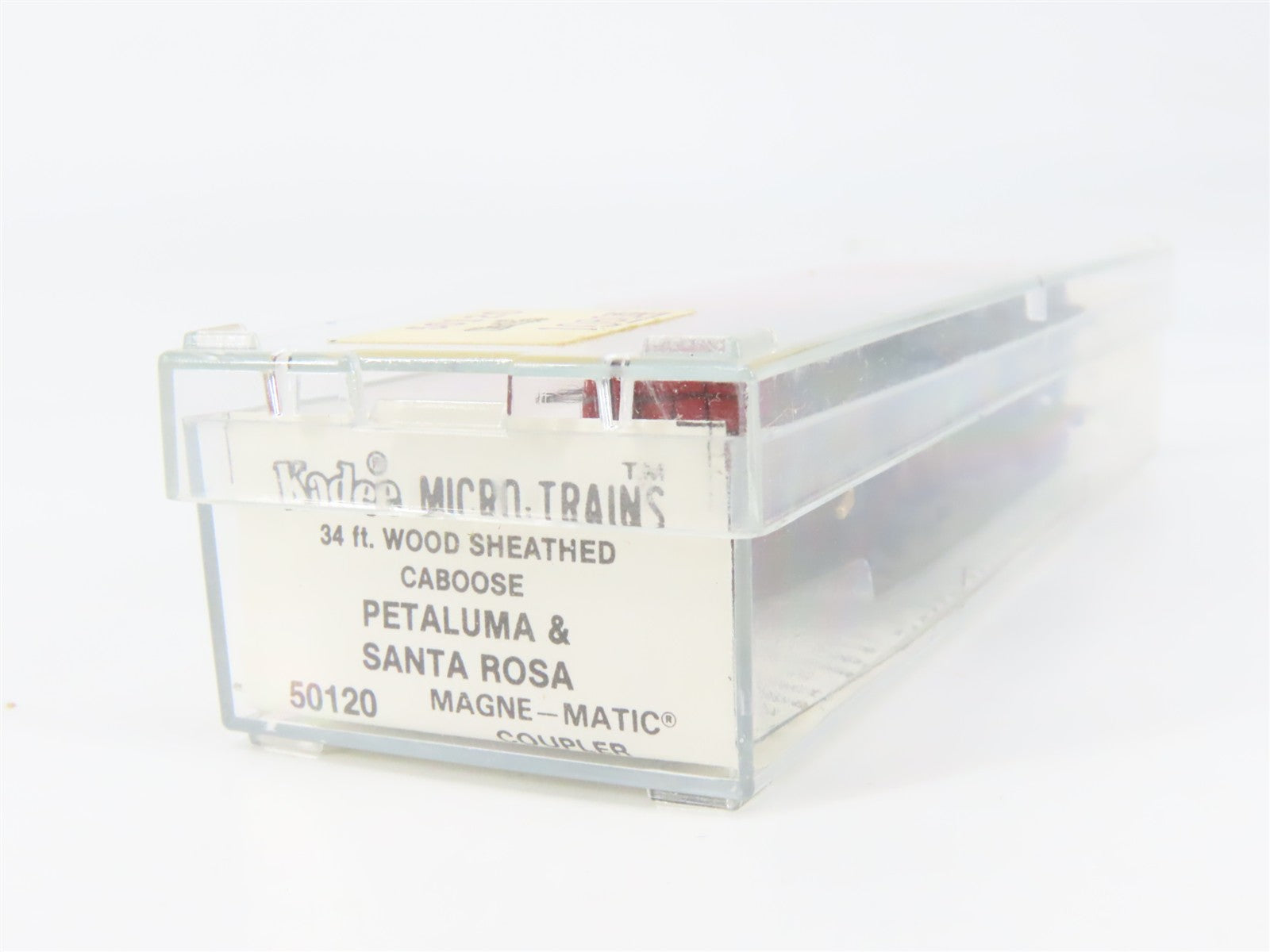 N Scale Micro-Trains MTL 50120 Petaluma & Santa Rosa 34' Caboose 3 RTR