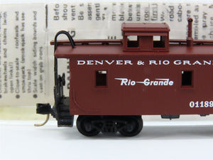 N Scale Micro-Trains MTL 50110 Denver & Rio Grande Western 34' Caboose 01189 RTR